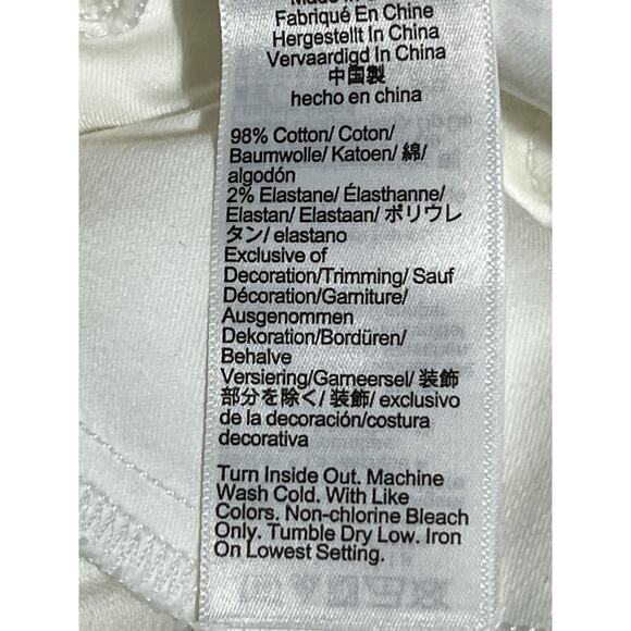 J Crew 96 Low Rise Slim Wide Leg Jean in White Denim Womens 27P Petite - Picture 13 of 14